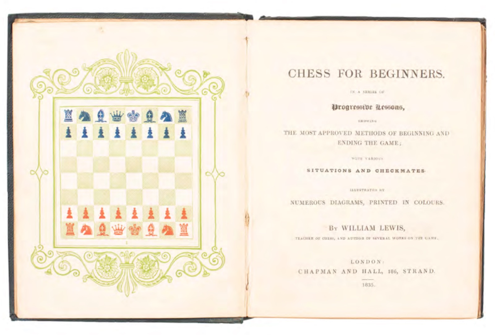 Chess for beginners by William Lewis, 1835