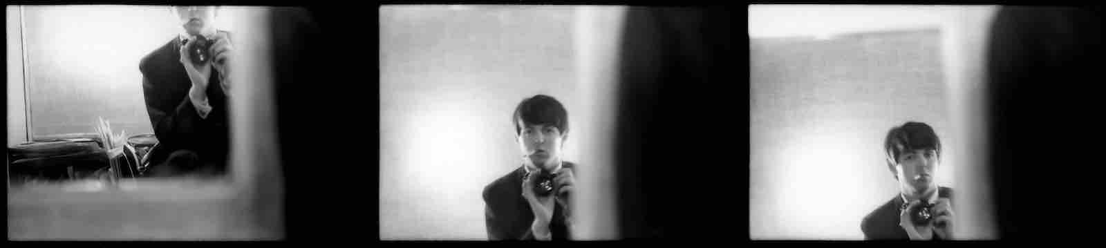Self-portraits in a mirror. Paris, 1964