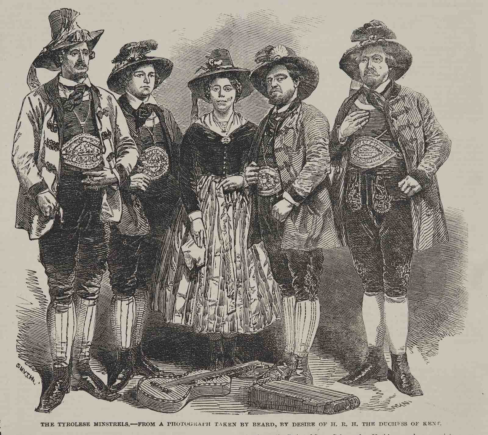 Studio of Richard Beard Jr. (London), Tyrolese Singers, 1851-52