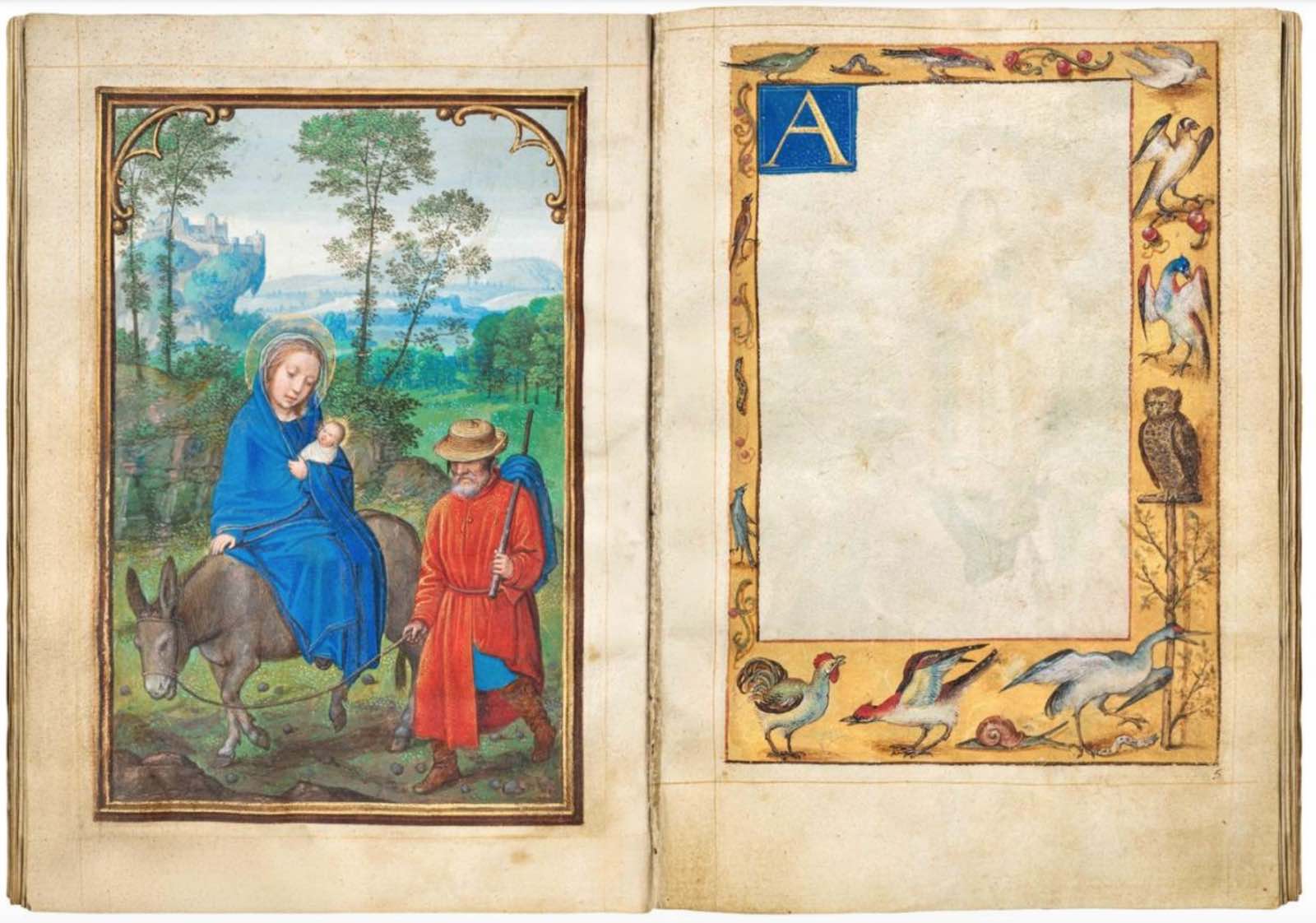 The Warburg Rosarium. Illuminated manuscript on vellum by Simon Bening. Bruges, after 1530.