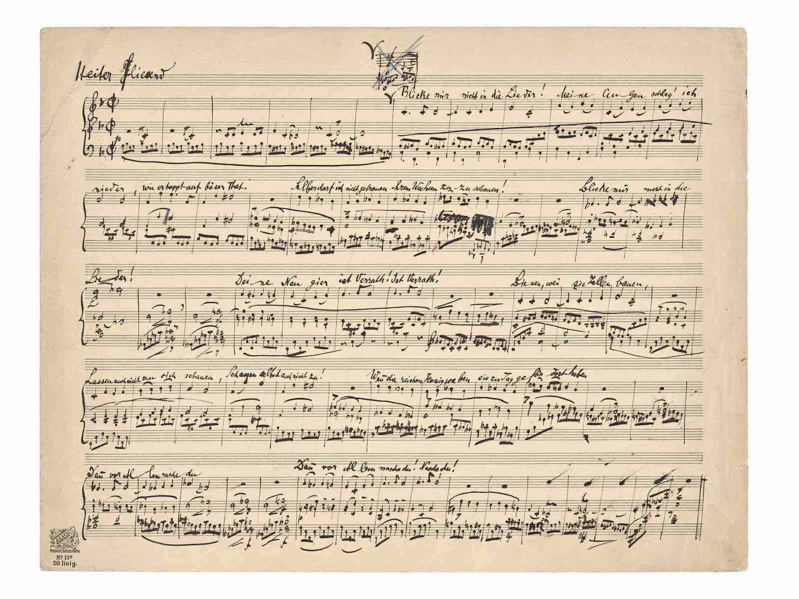 Gustav Mahler score