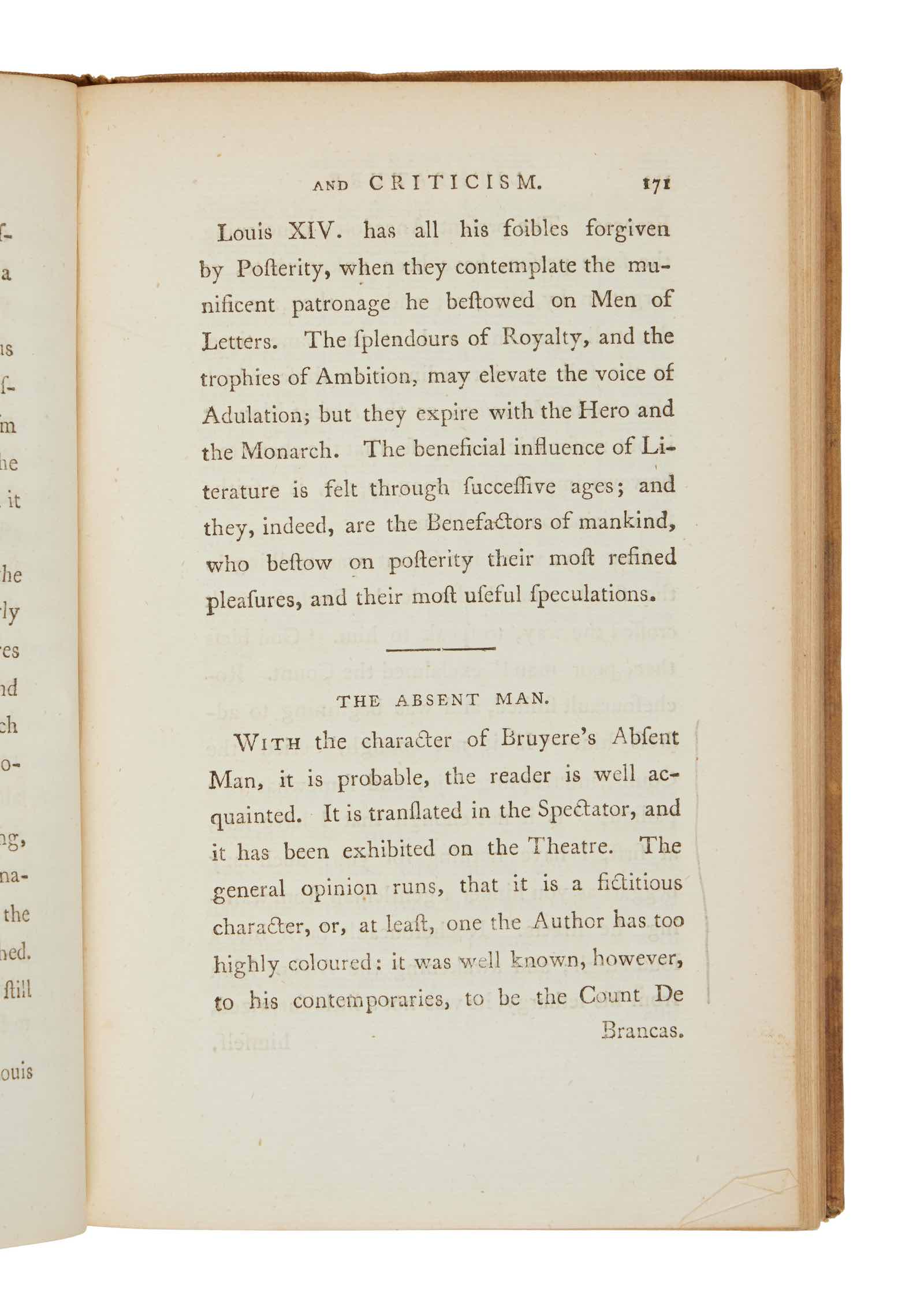 An example of Austen's markings of the book