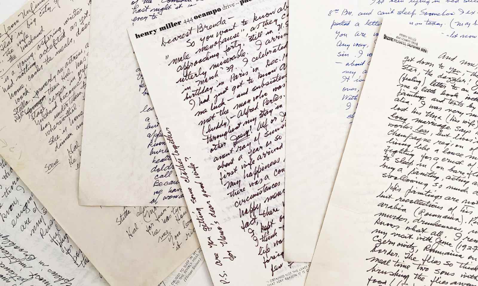 A selection of Miller's letters
