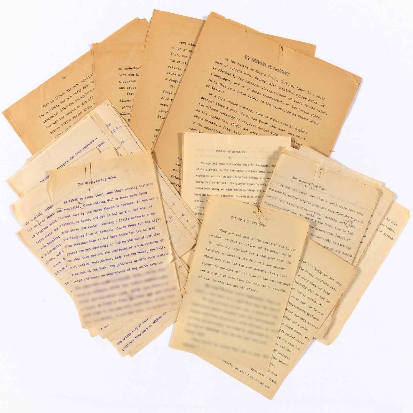 Examples of Chandler's fantasy writings