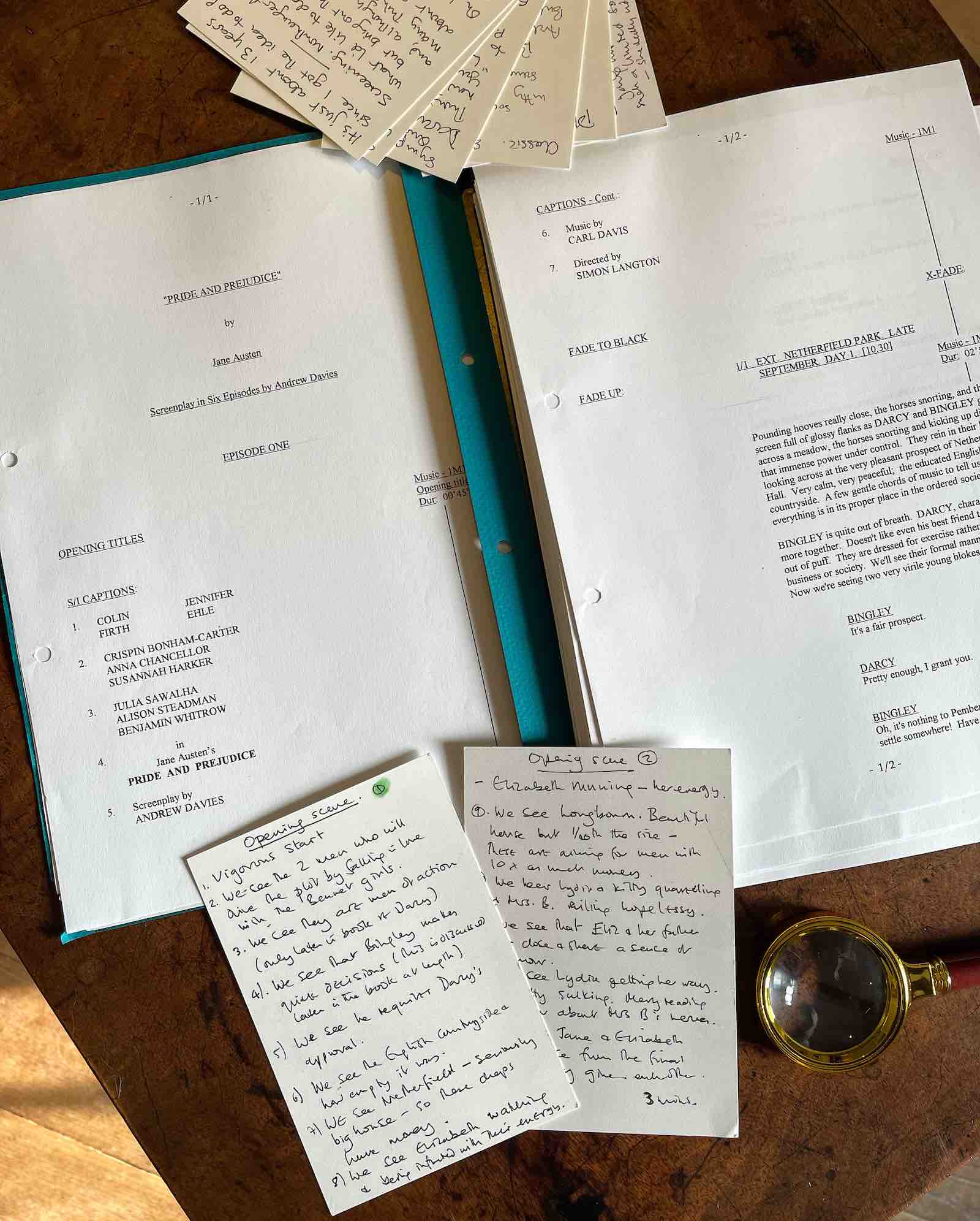 Scripts from the exhibition