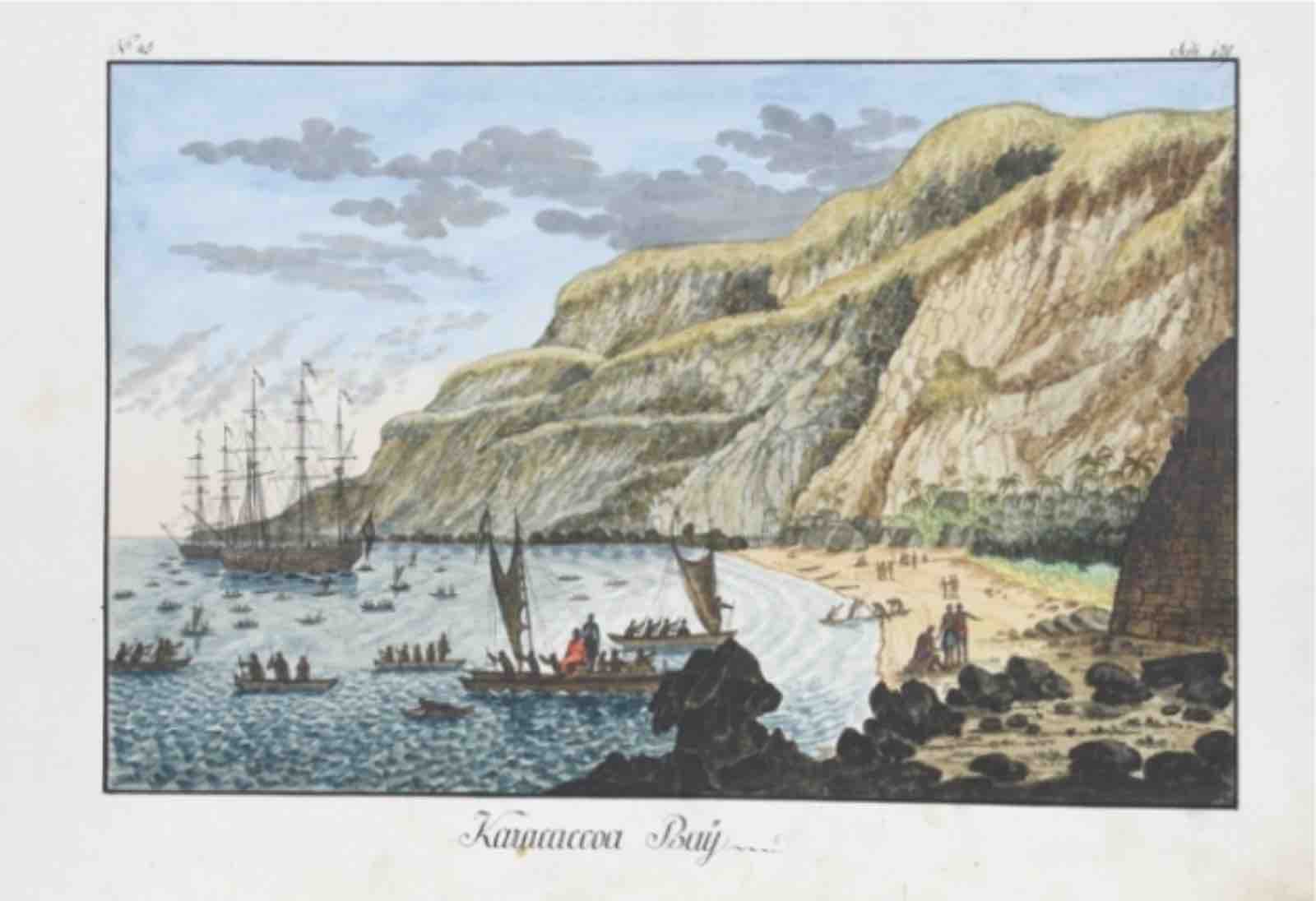 Unpublished watercolors from Captain Cook’s Third Voyage by Franz Richter