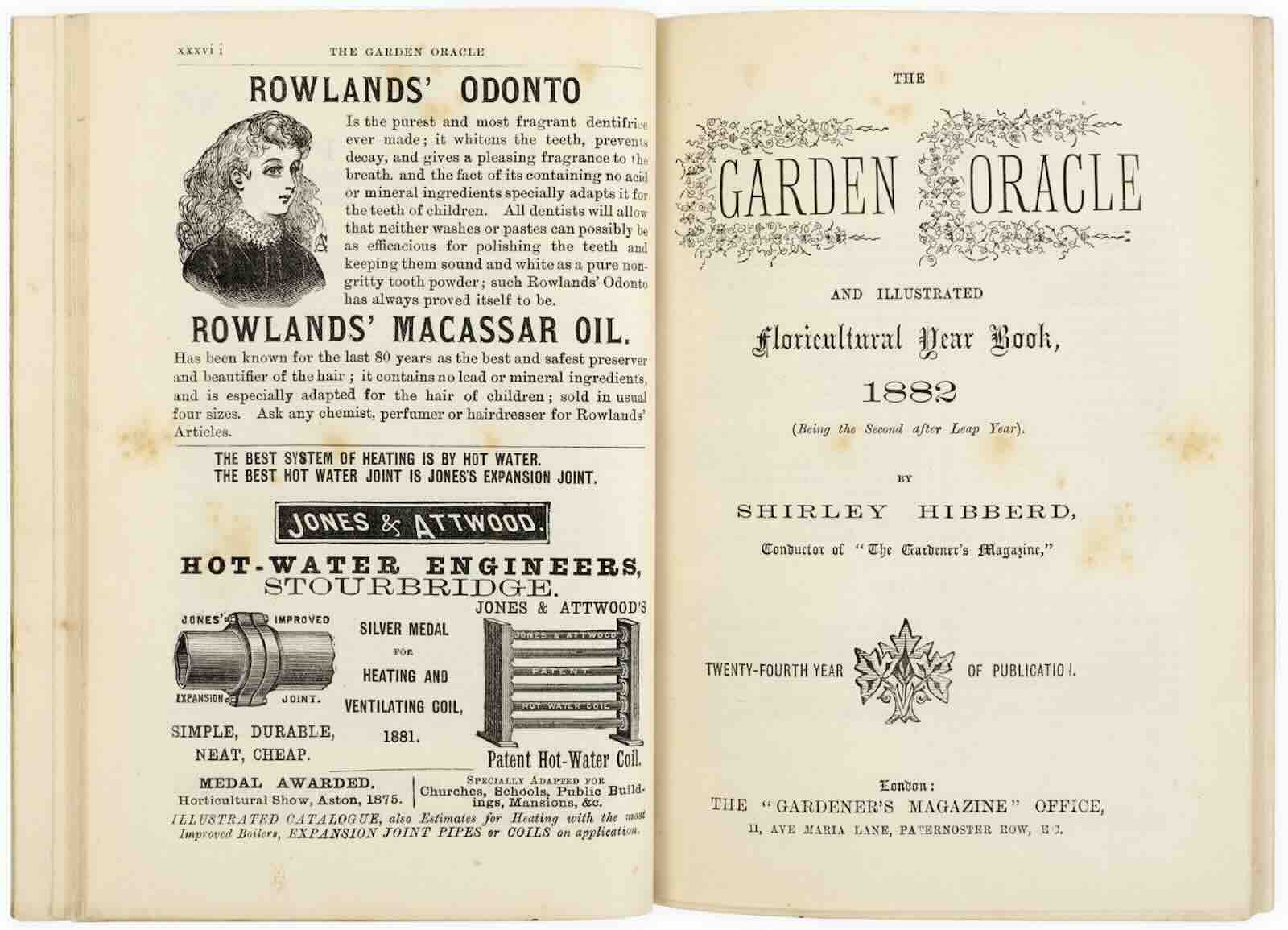 The Garden Oracle and floricultural Year Book