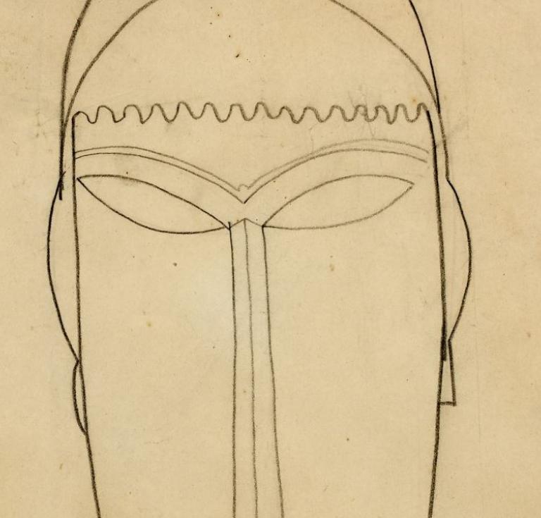 Modigliani drawing