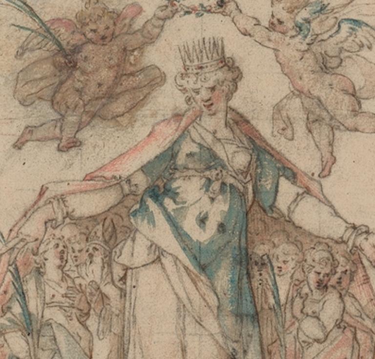 Detail Bartholomeus Spranger’s Saint Ursula 