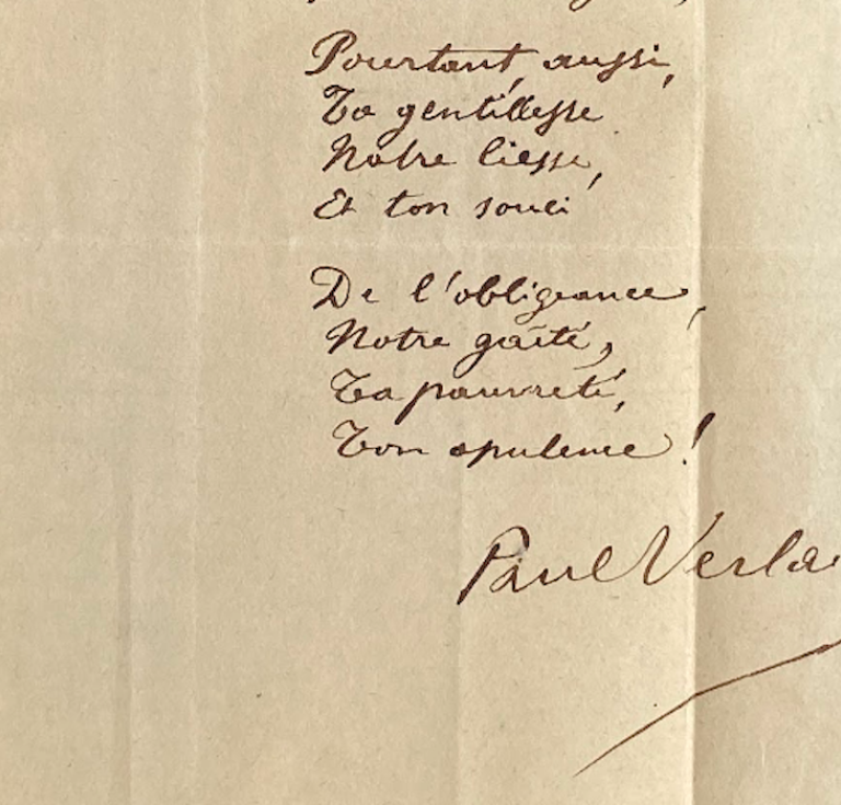 Verlaine's Dedicaces